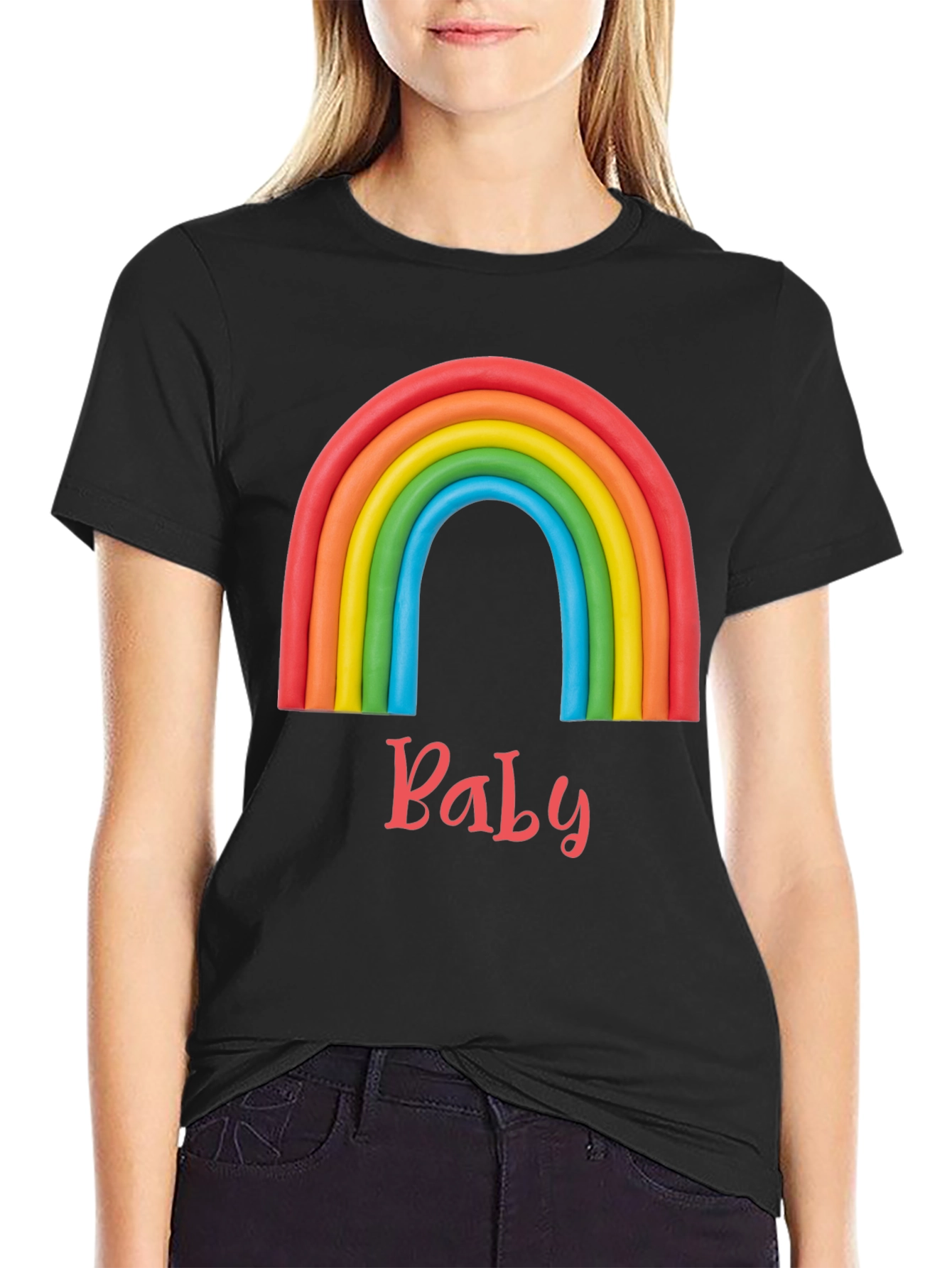 Rainbow Baby T-Shirt - Cute Graphic Tee
