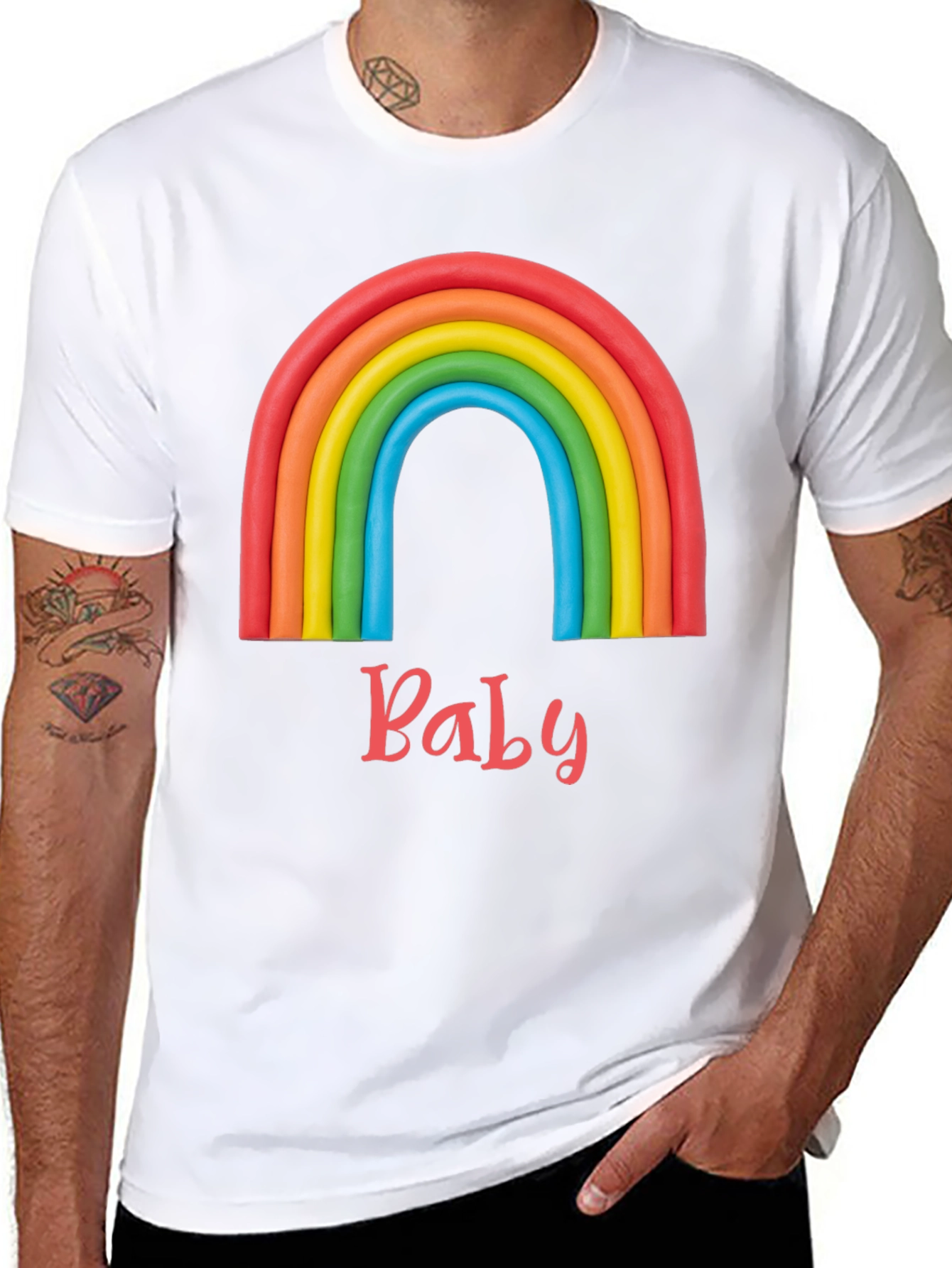 Rainbow Baby T-Shirt - Cute Graphic Tee