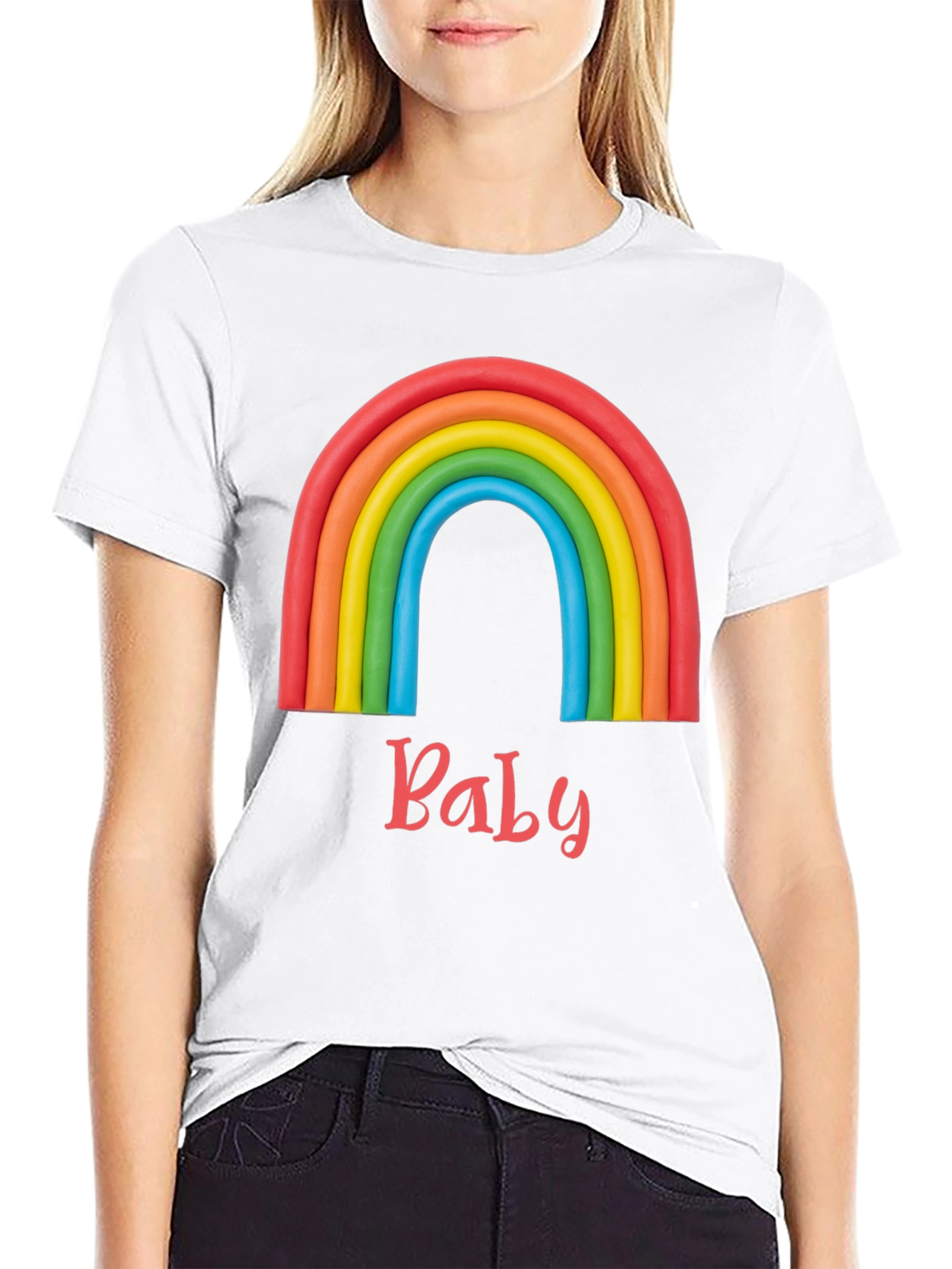 Rainbow Baby T-Shirt - Cute Graphic Tee