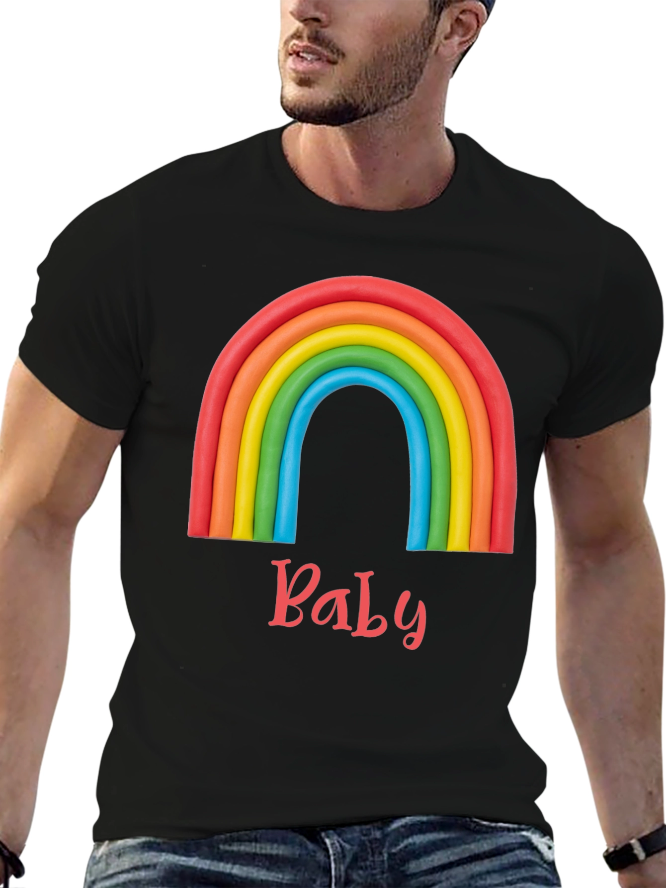 Rainbow Baby T-Shirt - Cute Graphic Tee