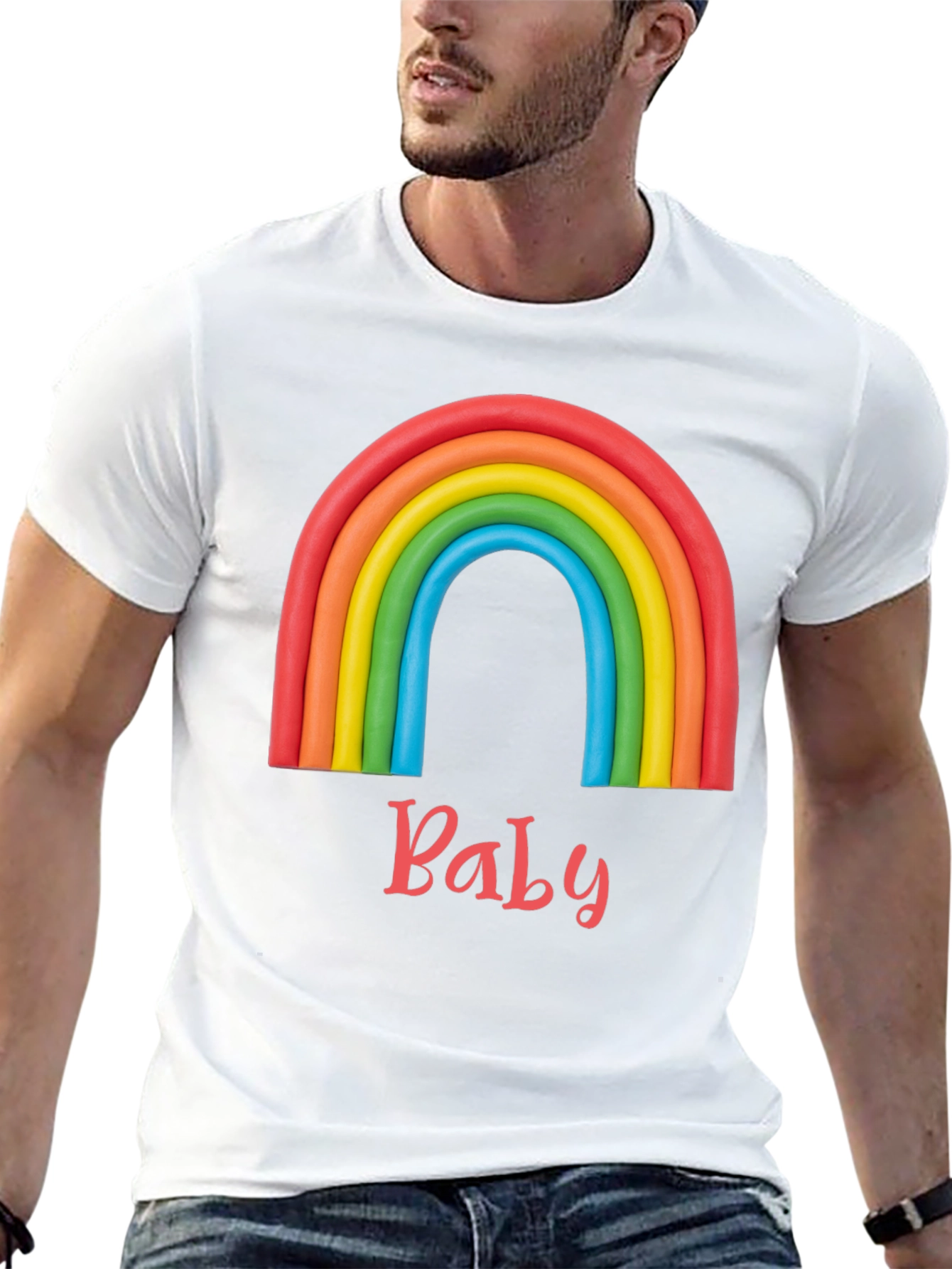 Rainbow Baby T-Shirt - Cute Graphic Tee