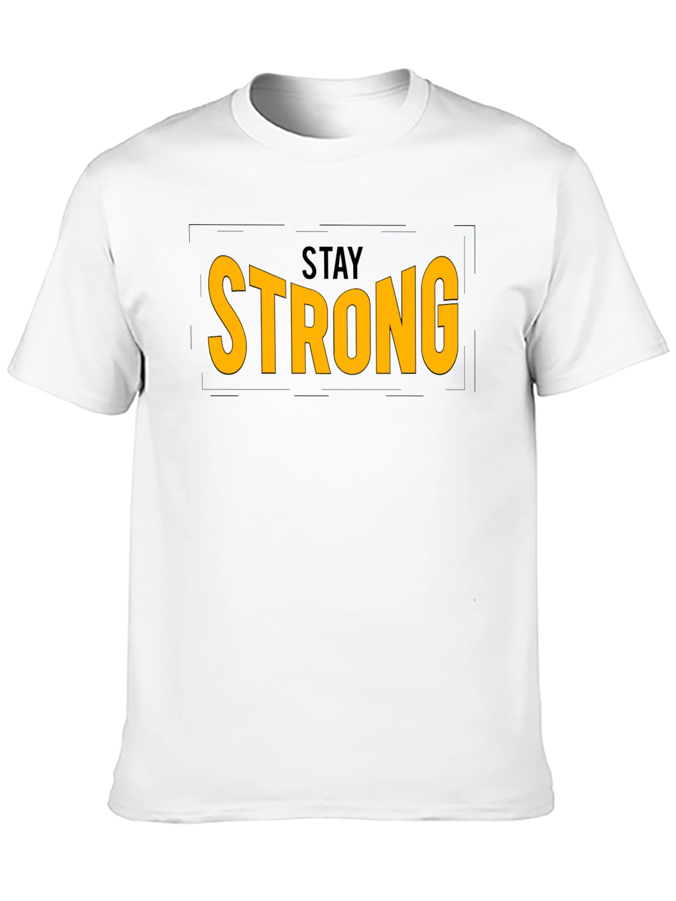 Stay Strong Graphic T-Shirt - Black