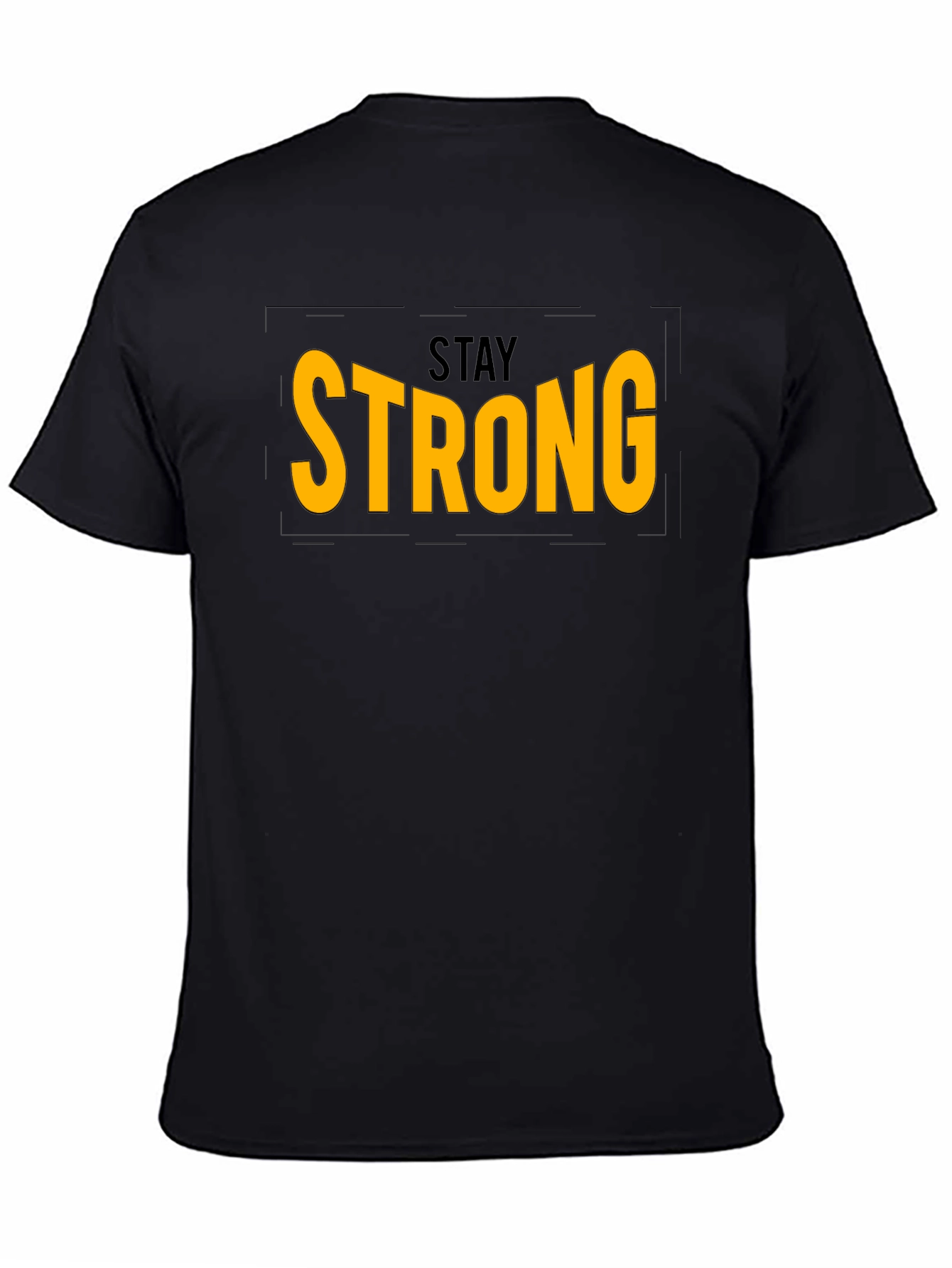 Stay Strong Graphic T-Shirt - Black
