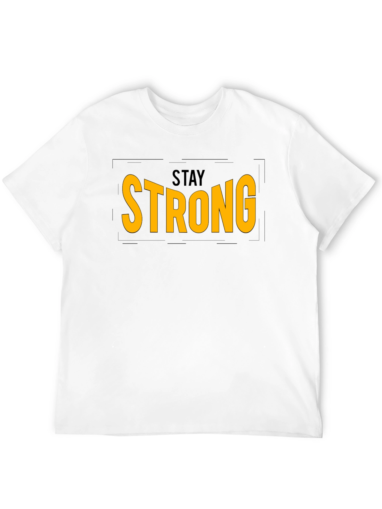 Stay Strong Graphic T-Shirt - Black