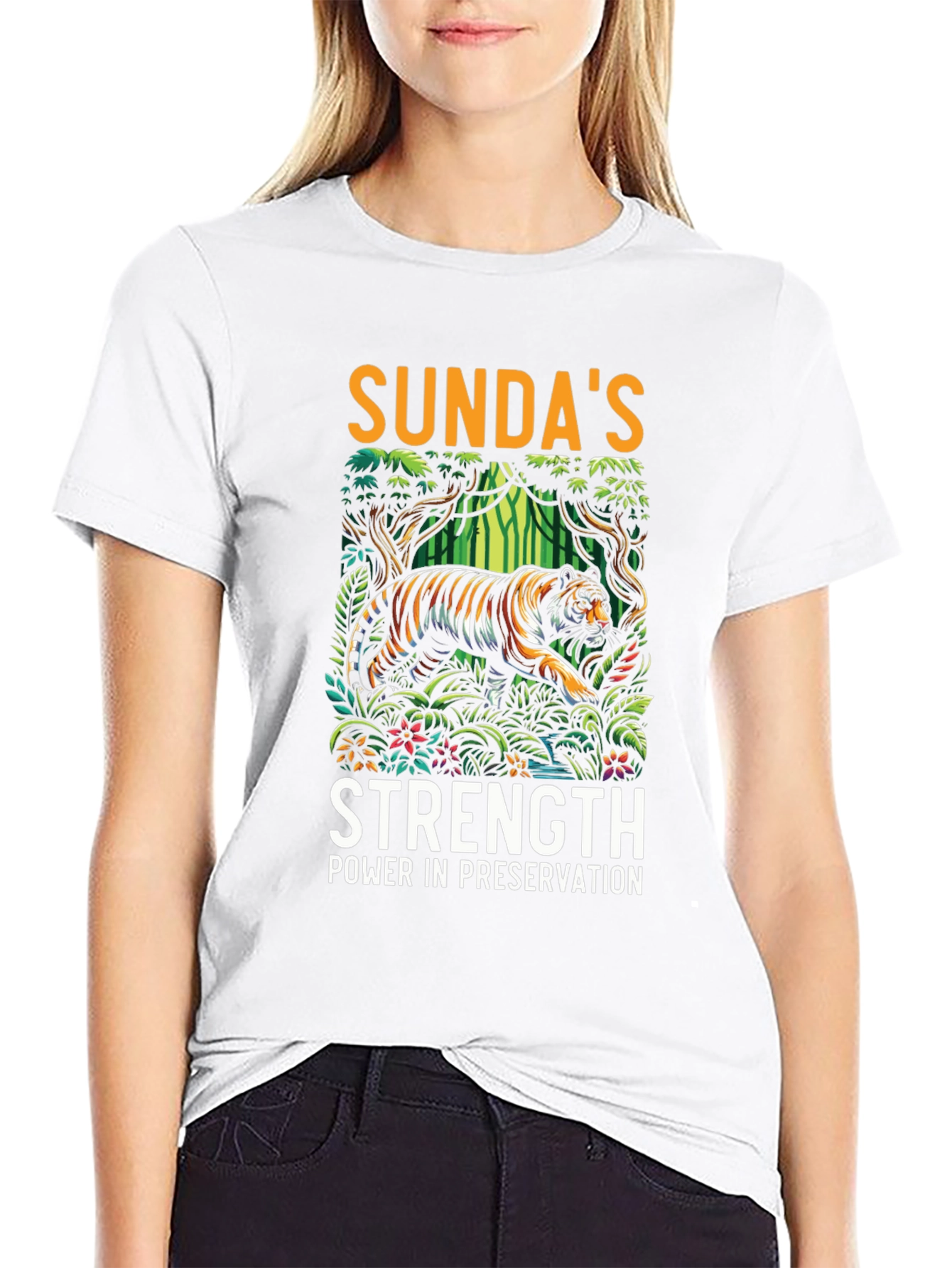 Sundas Strength Tiger Graphic Tee