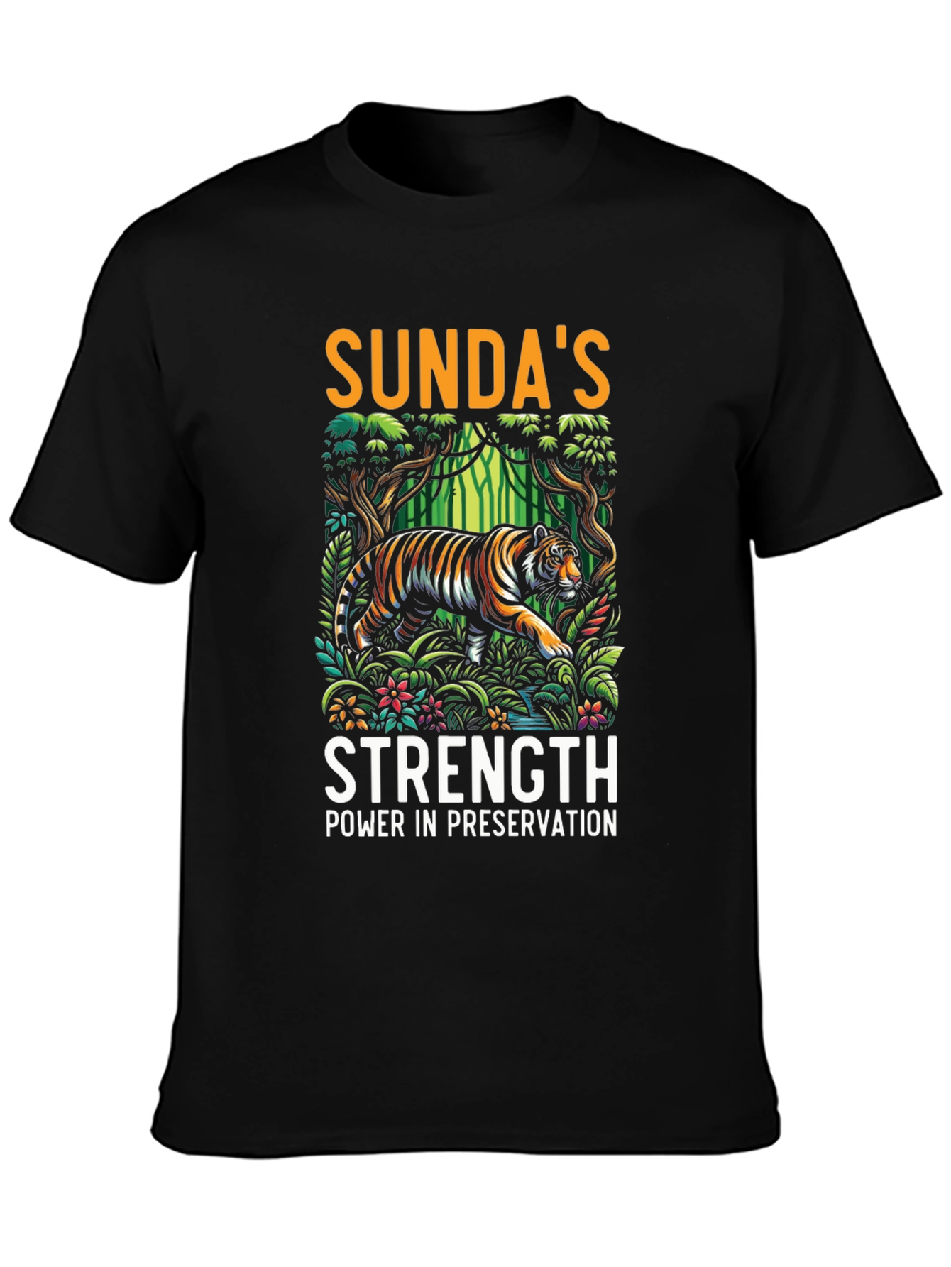 Sundas Strength Tiger Graphic Tee