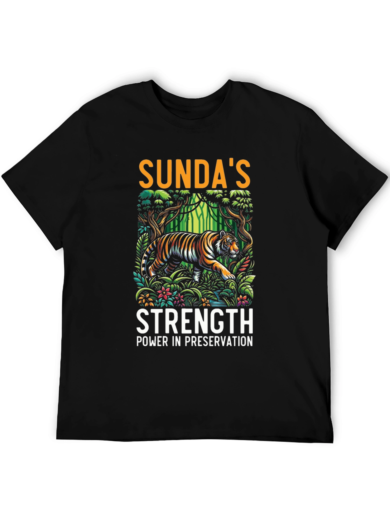 Sundas Strength Tiger Graphic Tee