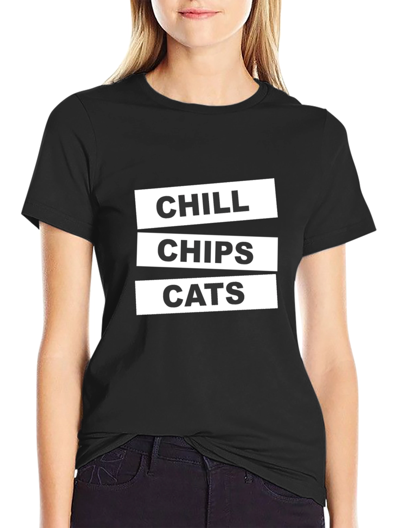 Chill Chips Cats Graphic Tee