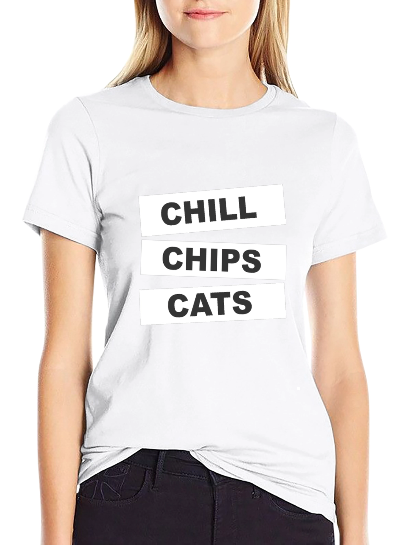 Chill Chips Cats Graphic Tee