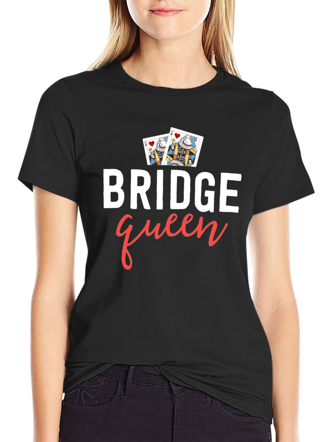 Bridge Queen Black Graphic Tee