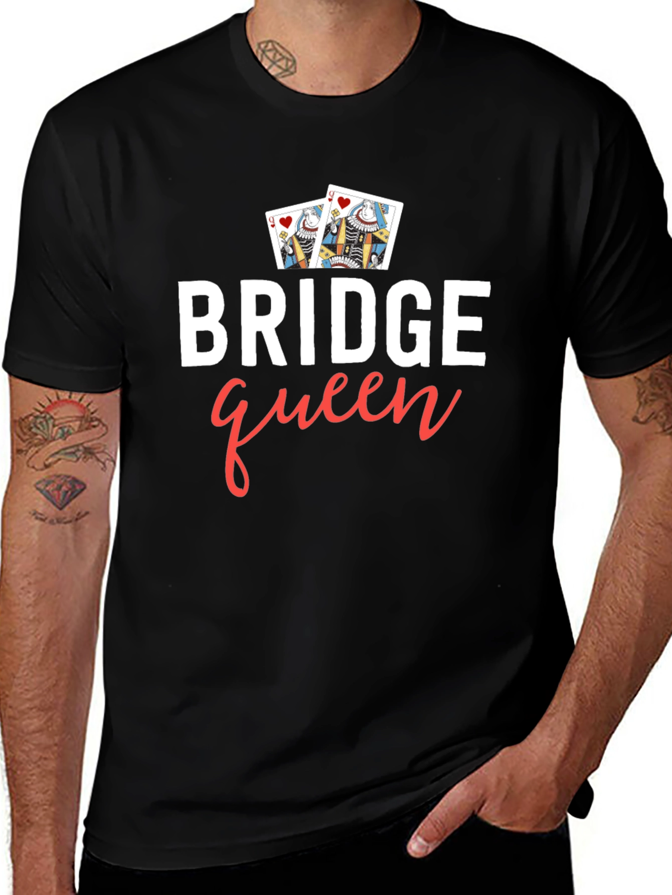 Bridge Queen Black Graphic Tee