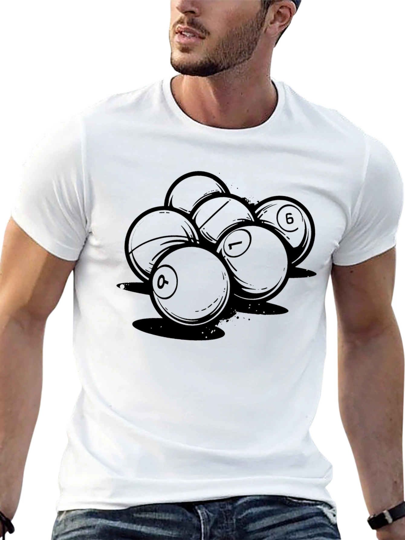 Billiards Graphic Tee - Cool Balls Design!