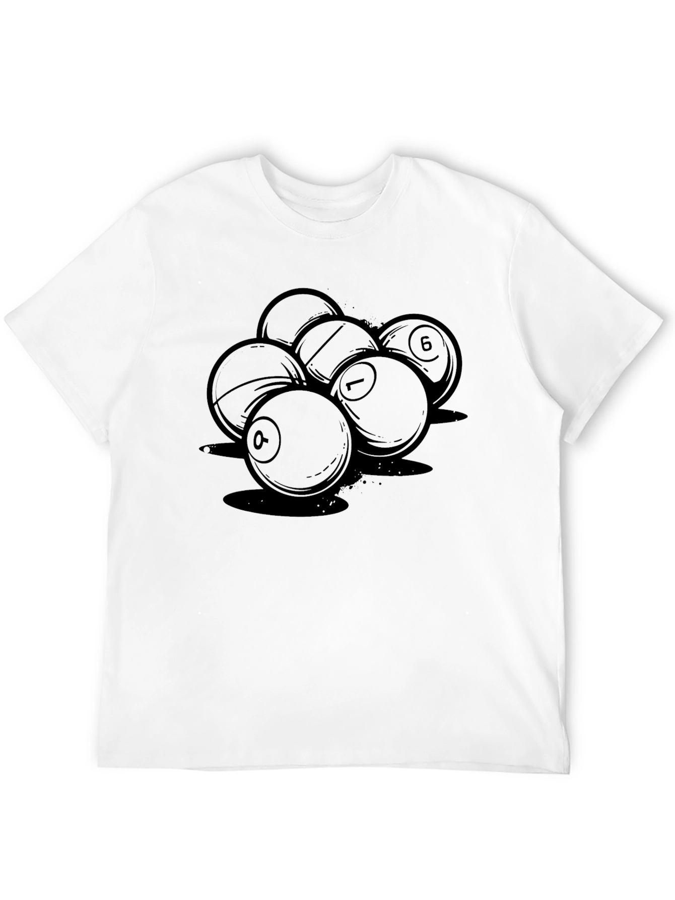 Billiards Graphic Tee - Cool Balls Design!