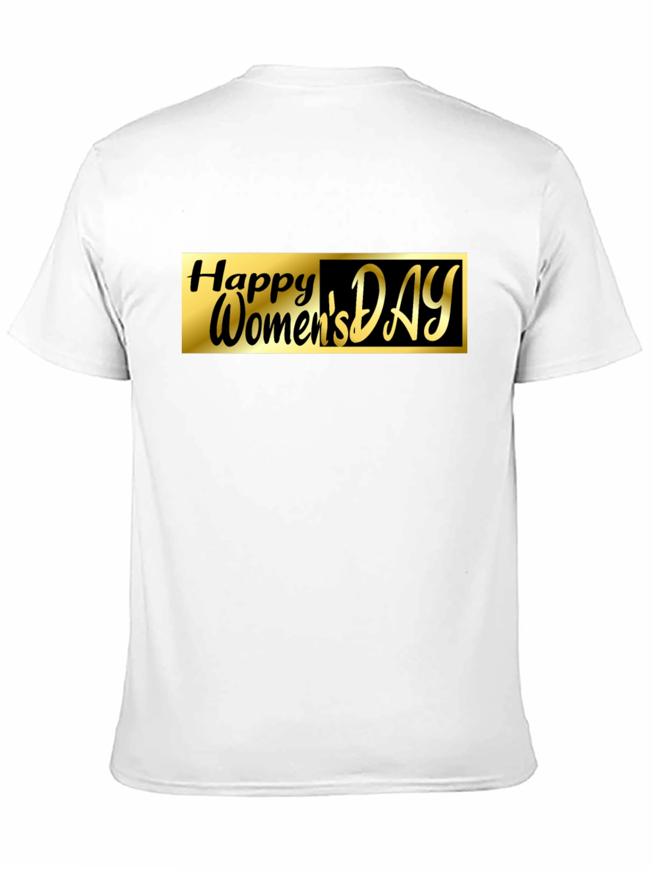 Happy Womens Day Graphic Tee - Black