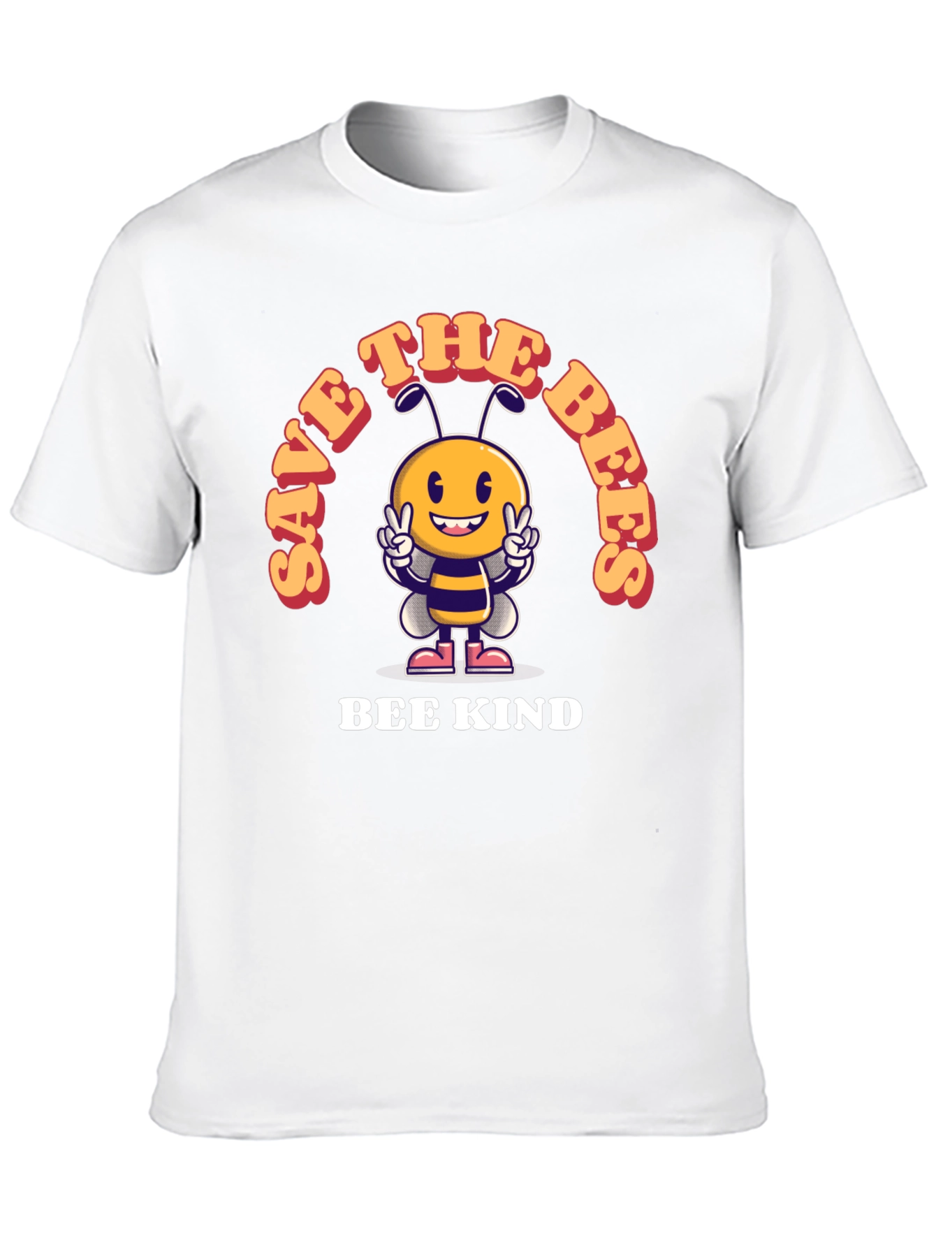 Save the Bees T-Shirt - Bee Kind Design