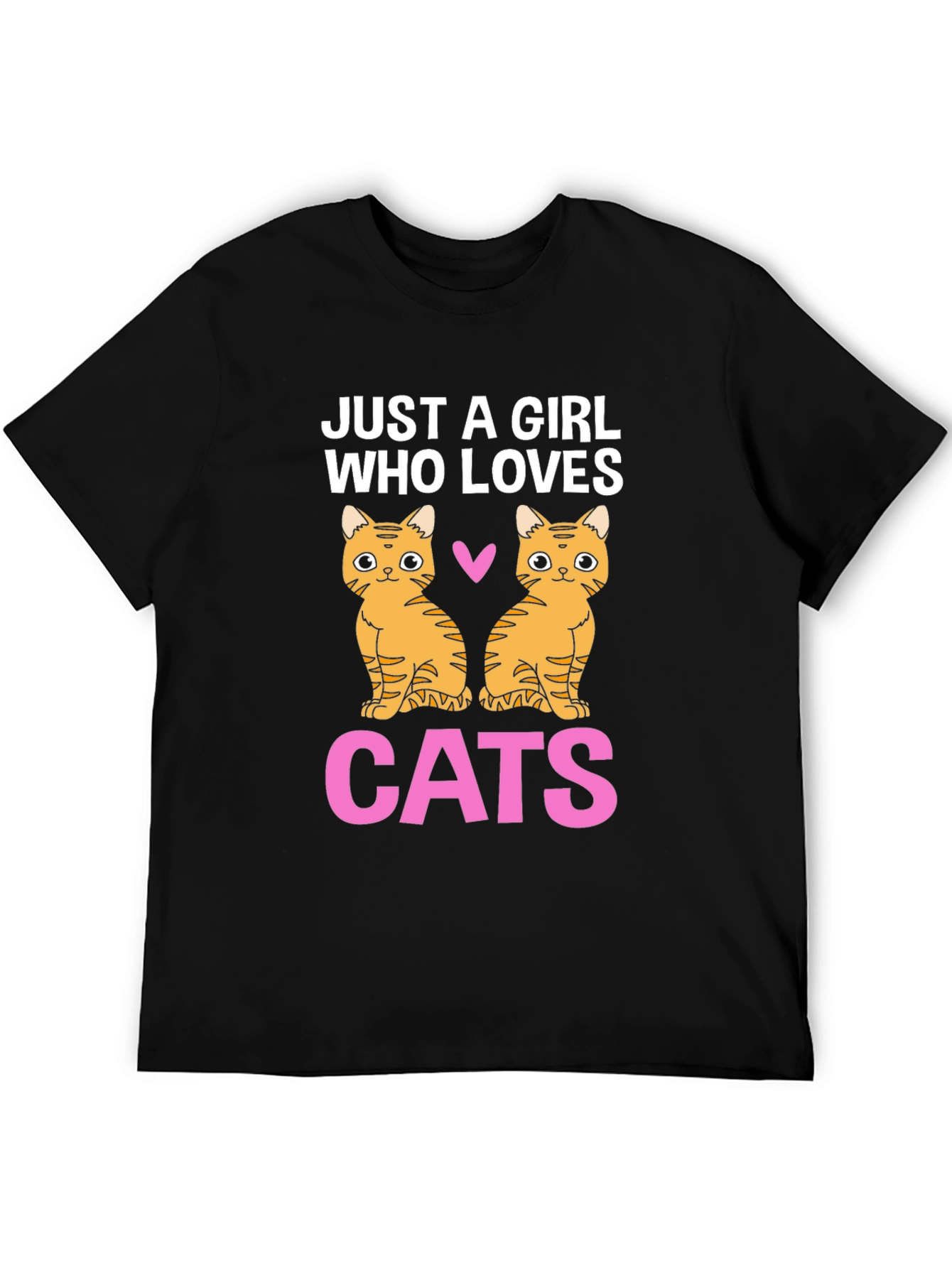 Just A Girl Who Loves Cats Graphic Tee