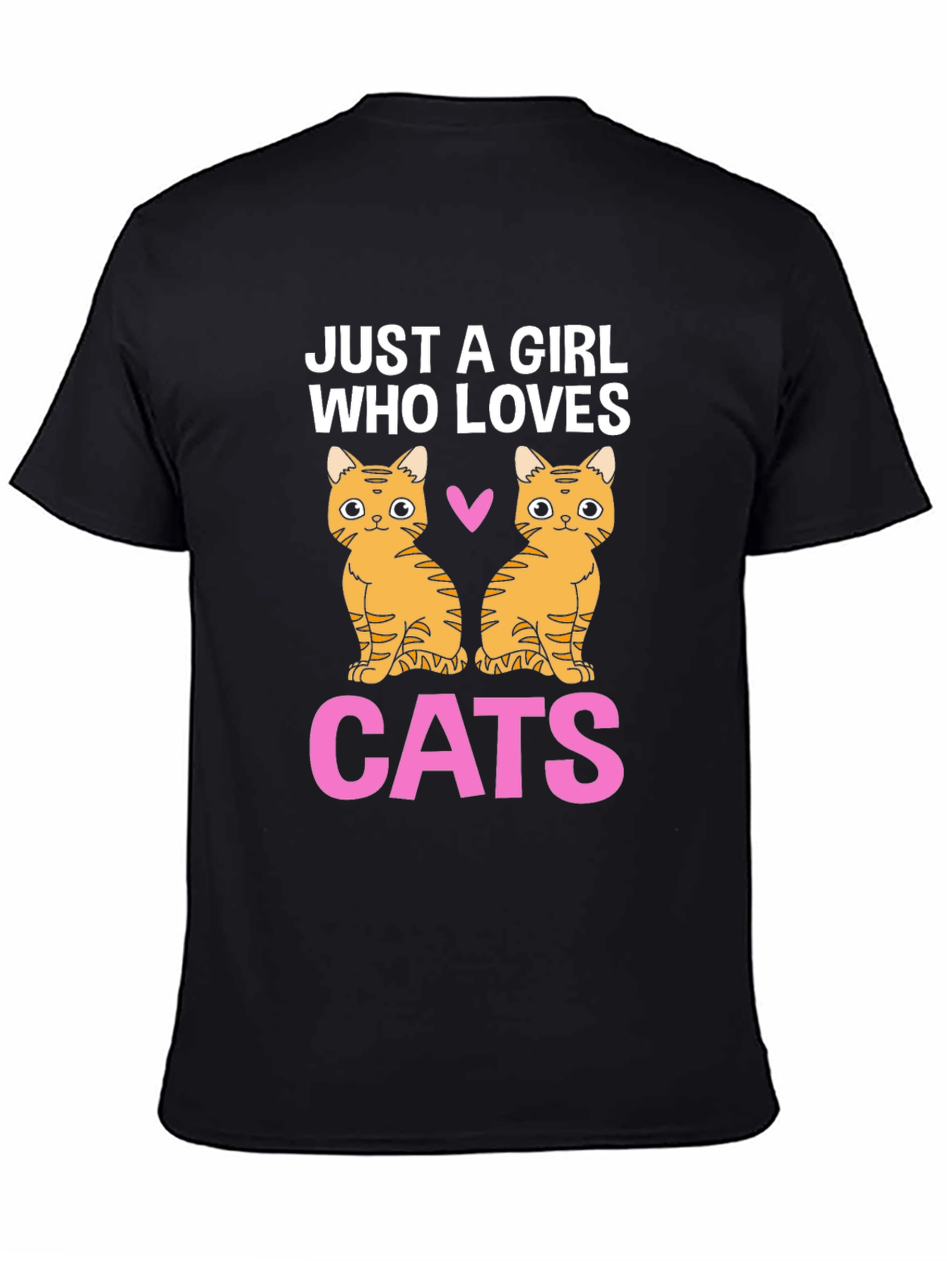 Just A Girl Who Loves Cats Graphic Tee