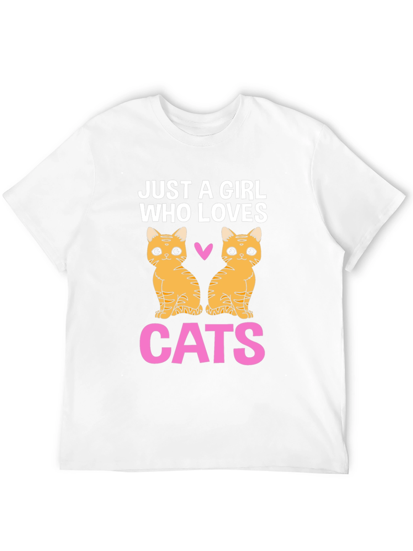 Just A Girl Who Loves Cats Graphic Tee