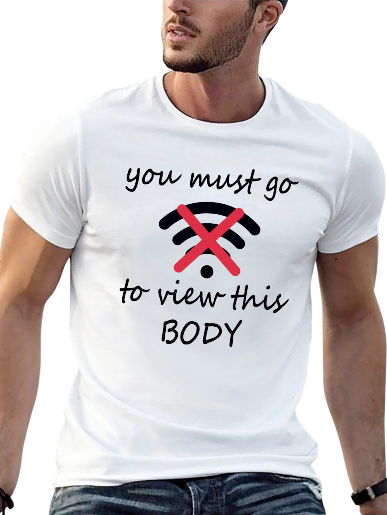 Offline Mode T-Shirt - View This Body