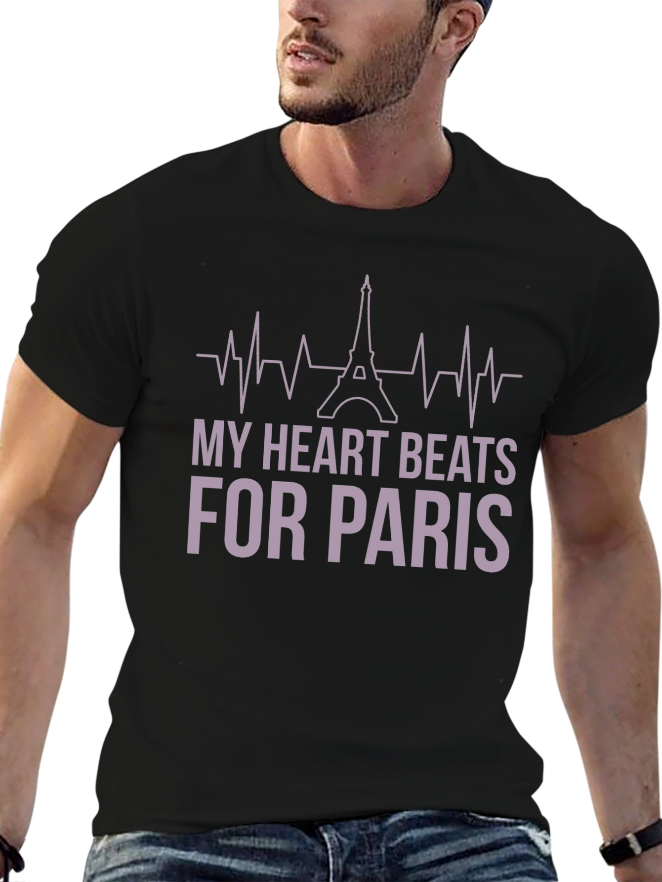 Paris Lover T-Shirt: My Heart Beats for Paris