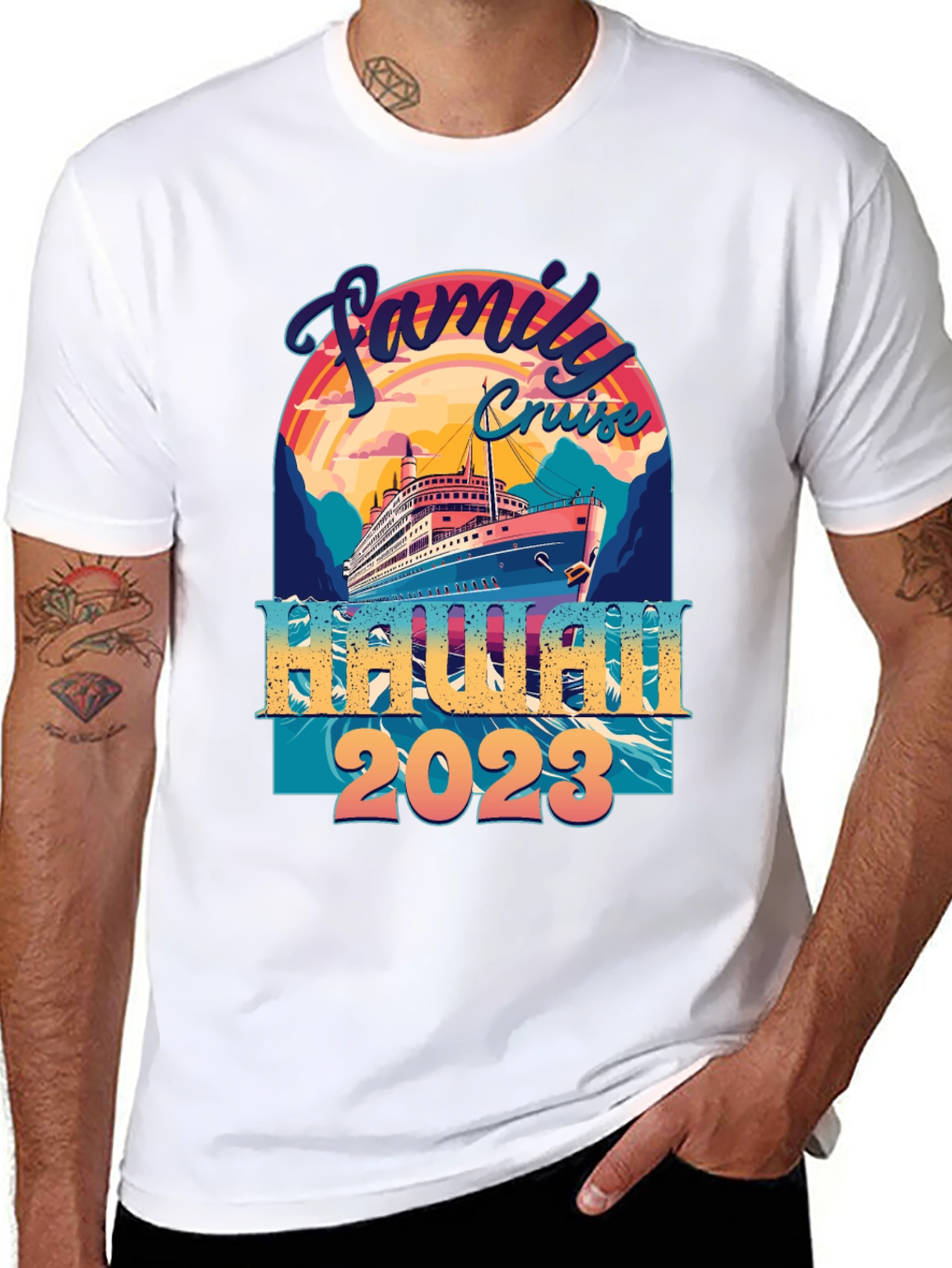 Family Cruise Hawaii 2023 T-Shirt