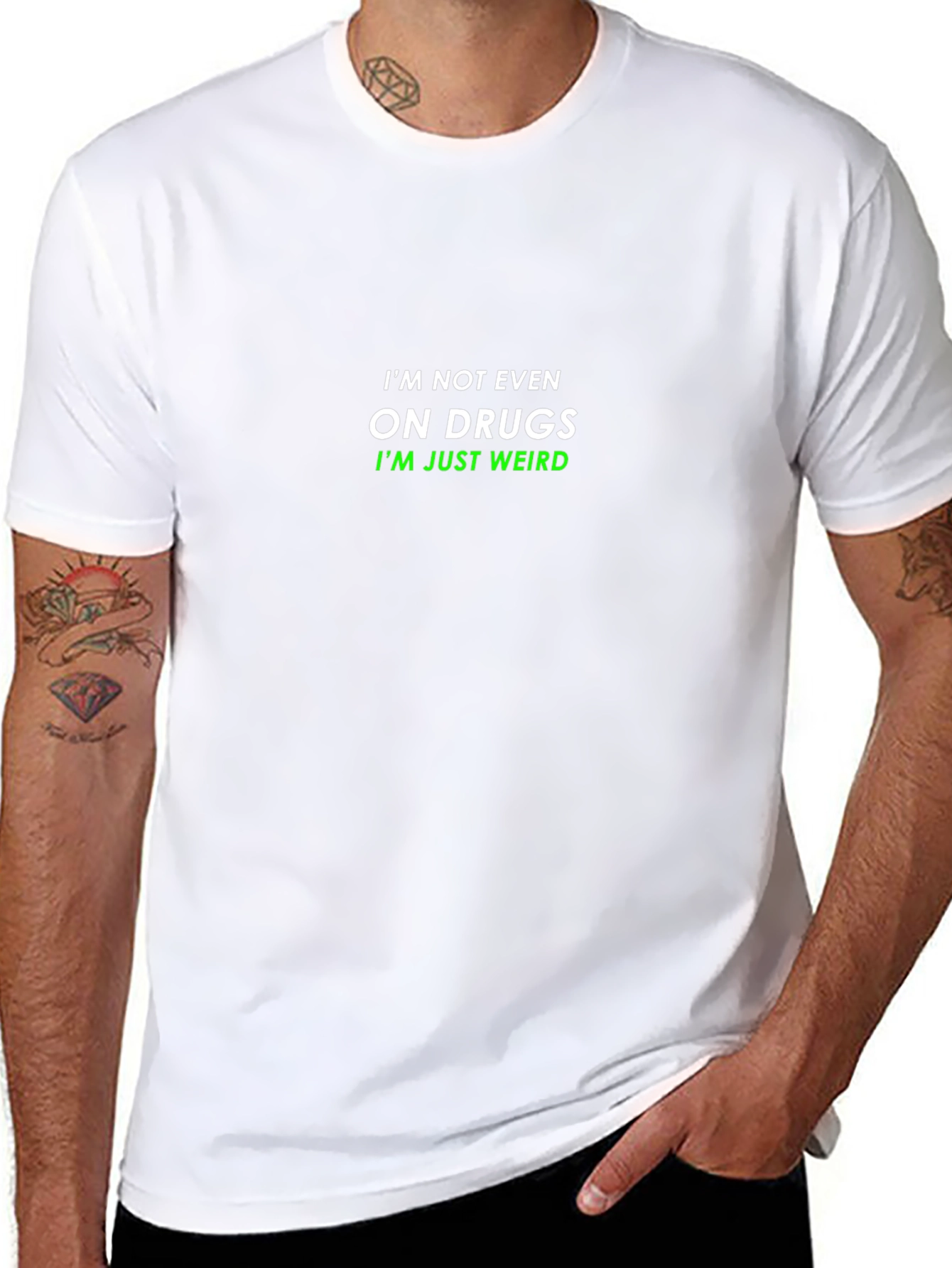 Funny Im Not Even On Drugs Graphic Tee