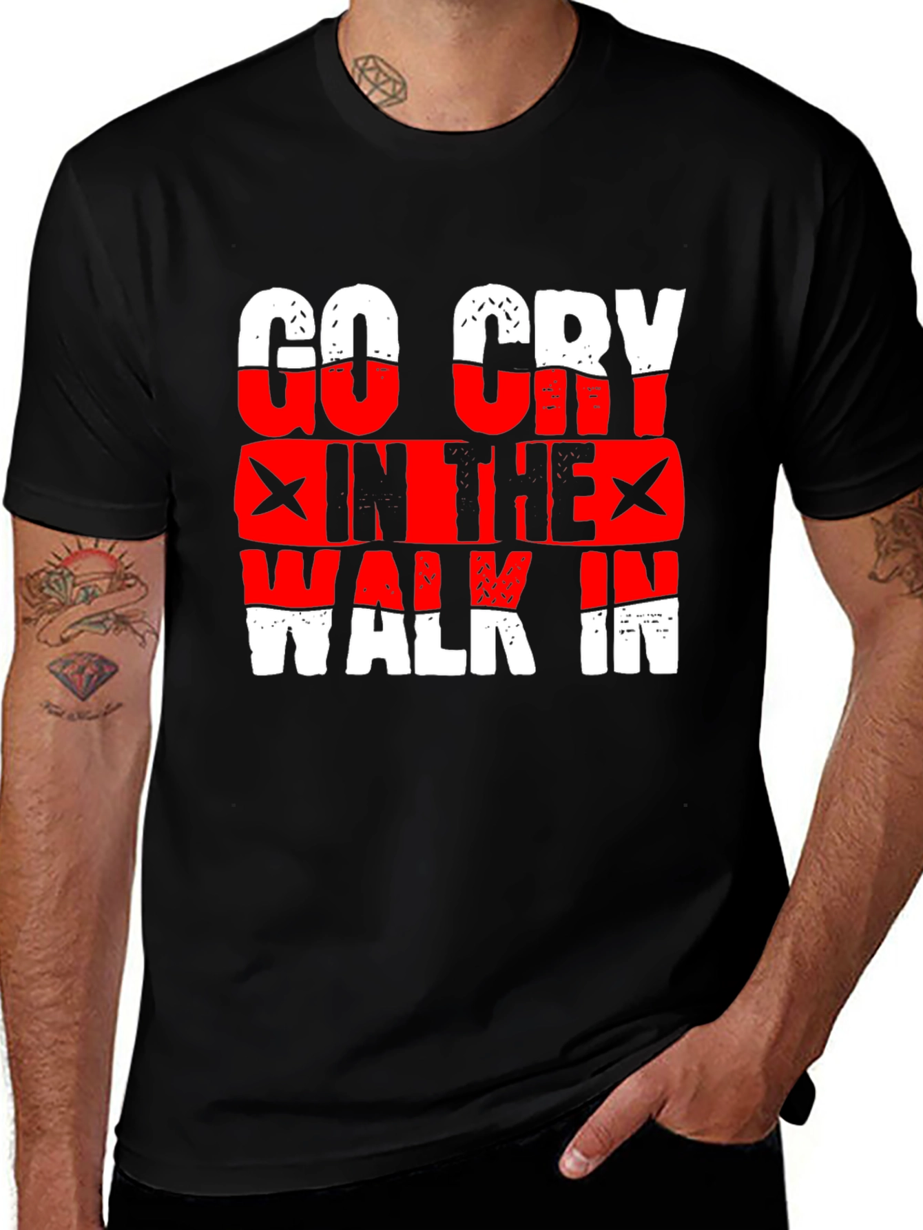 Go Cry In The Walk In Graphic Tee