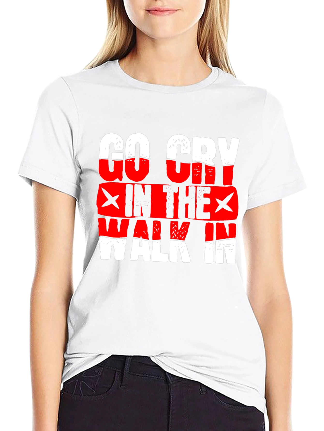 Go Cry In The Walk In Graphic Tee