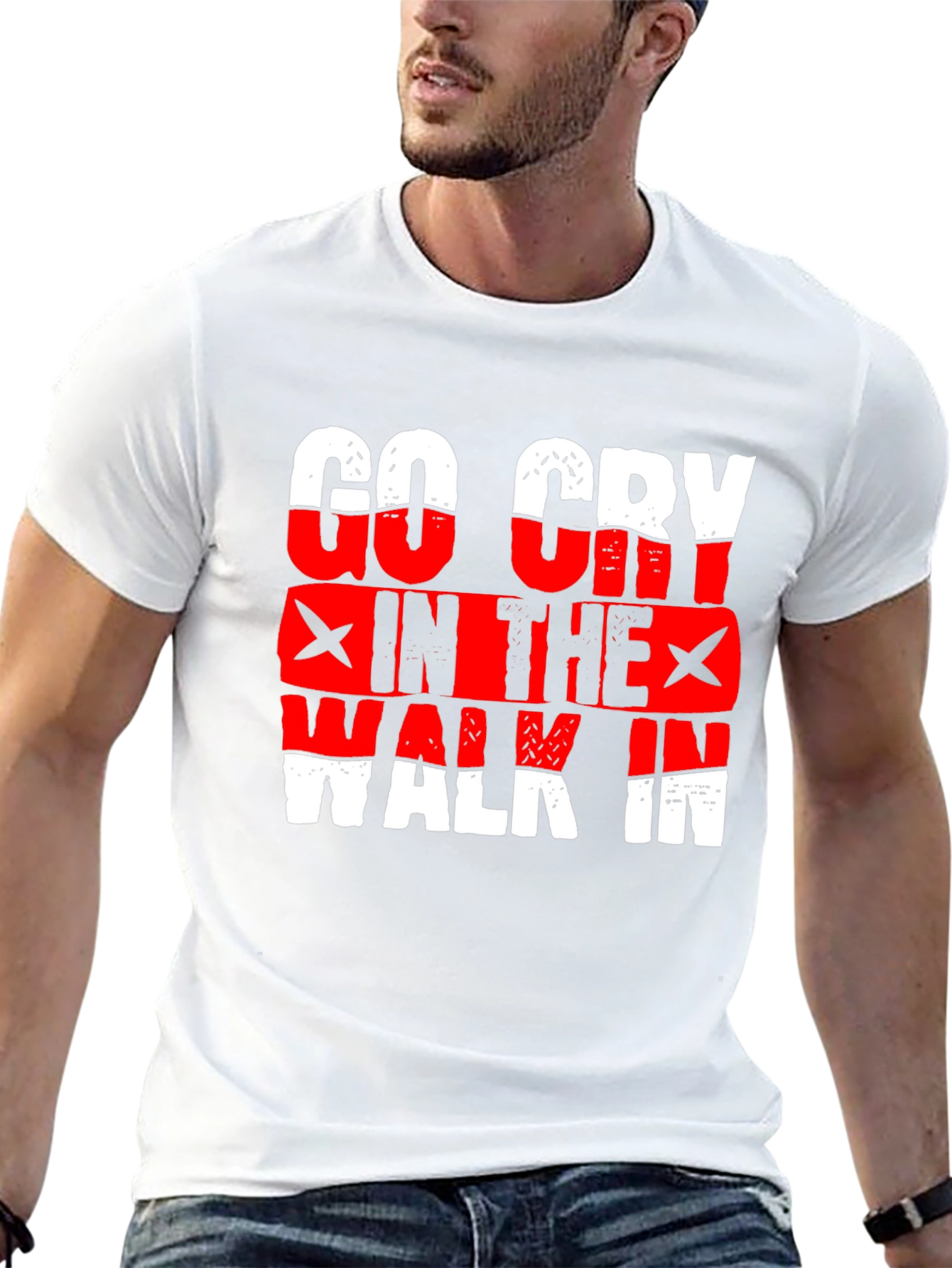 Go Cry In The Walk In Graphic Tee