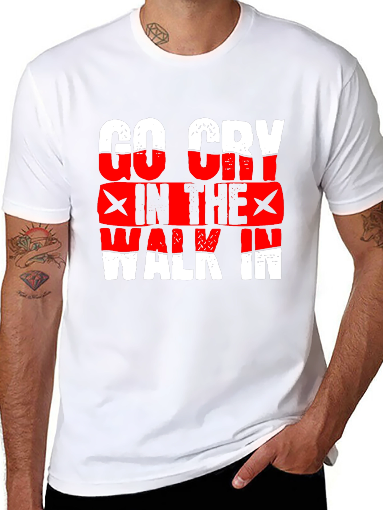 Go Cry In The Walk In Graphic Tee
