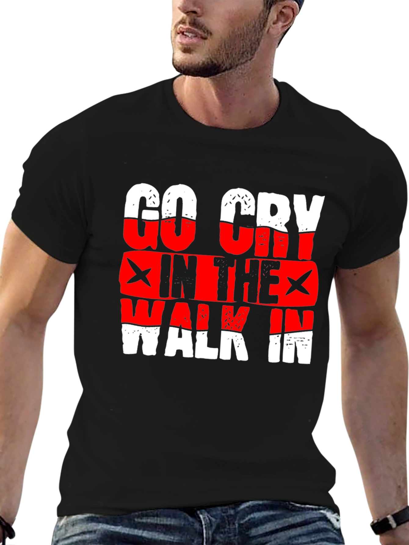 Go Cry In The Walk In Graphic Tee