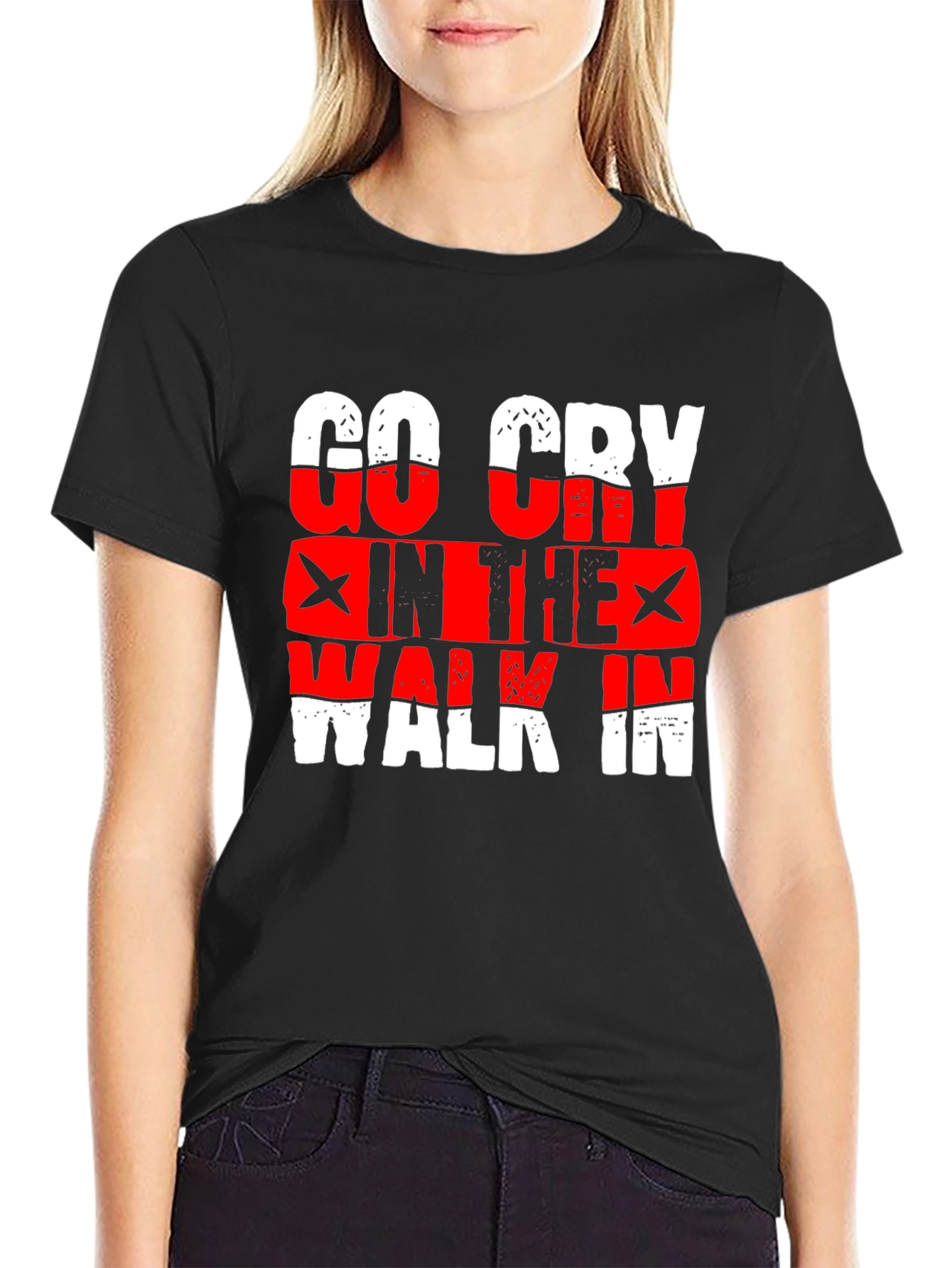 Go Cry In The Walk In Graphic Tee