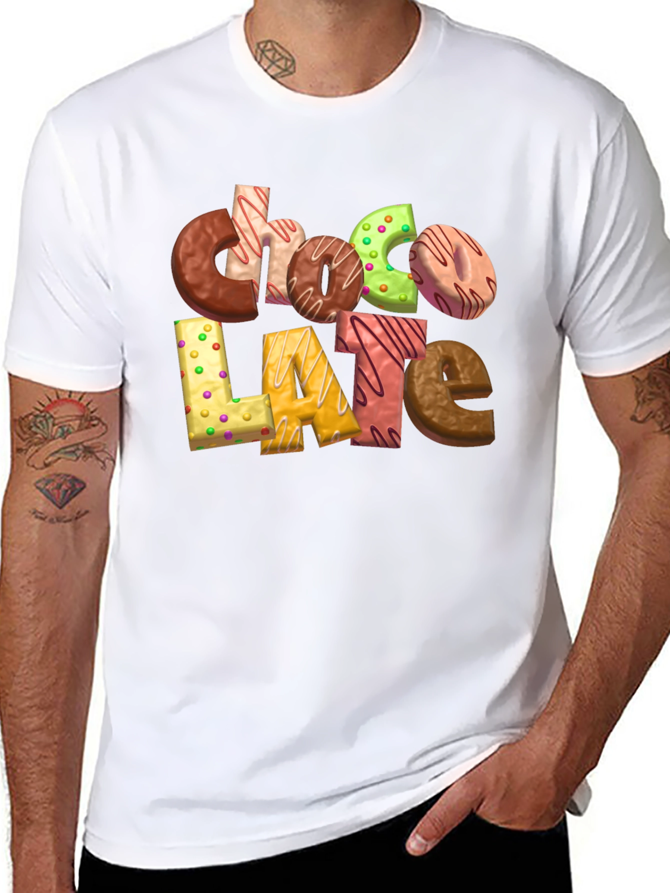 Chocolate Donut T-Shirt - Delicious Style!