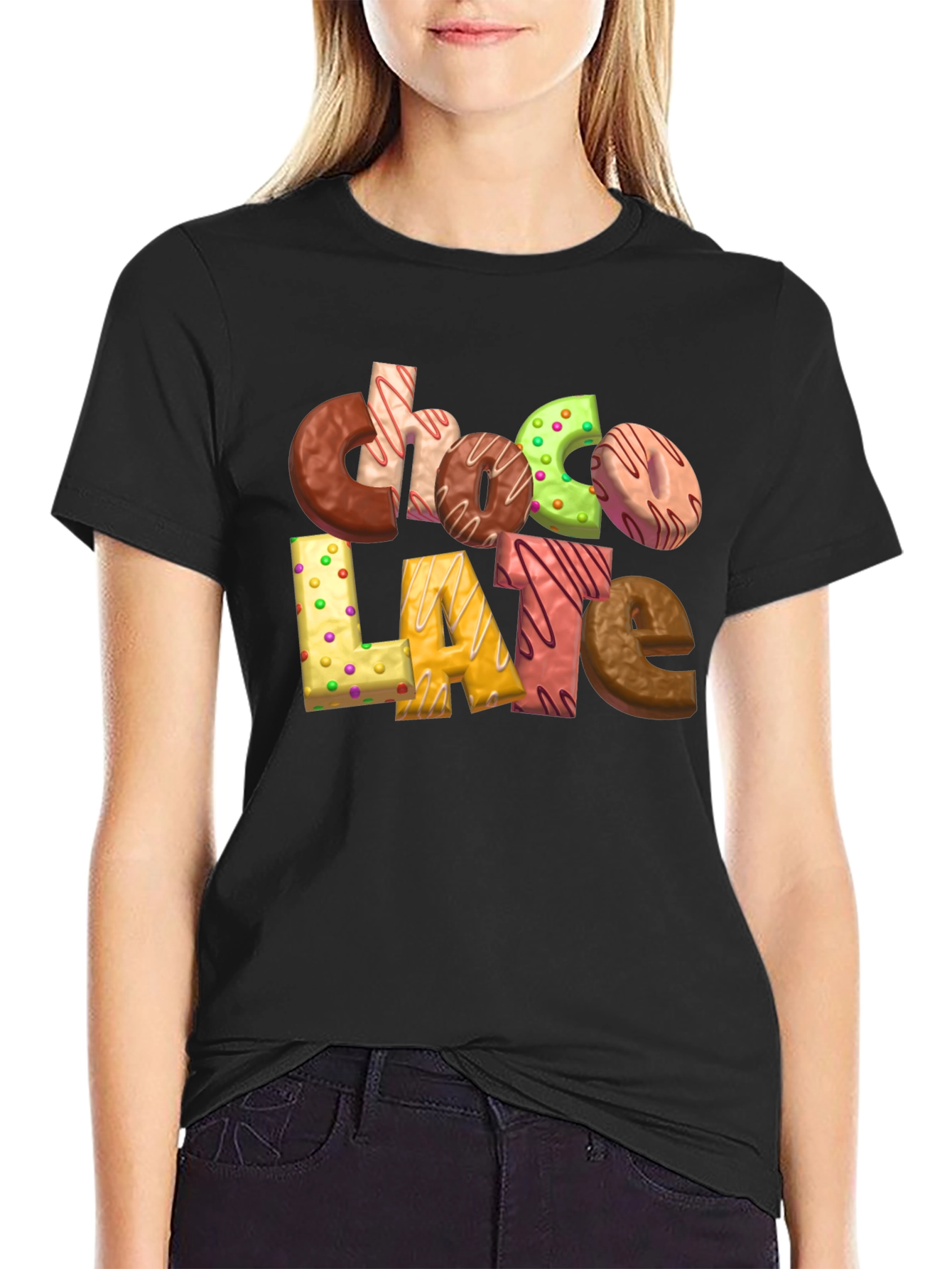 Chocolate Donut T-Shirt - Delicious Style!