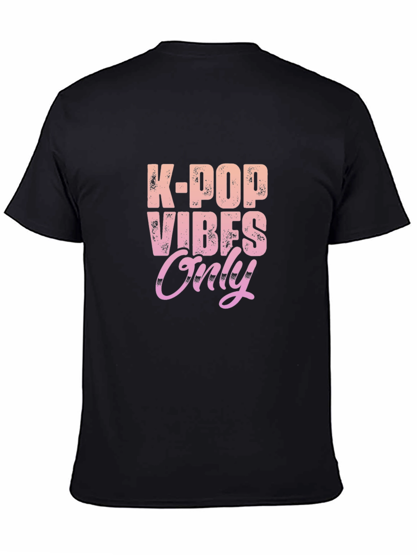 K-Pop Vibes Only Graphic T-Shirt