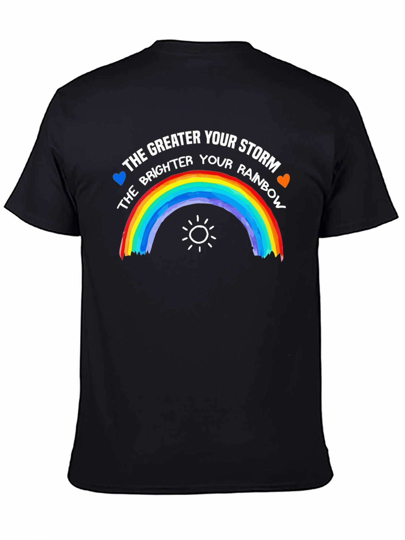 Storm Rainbow Graphic Tee - Inspirational Positive Shirt