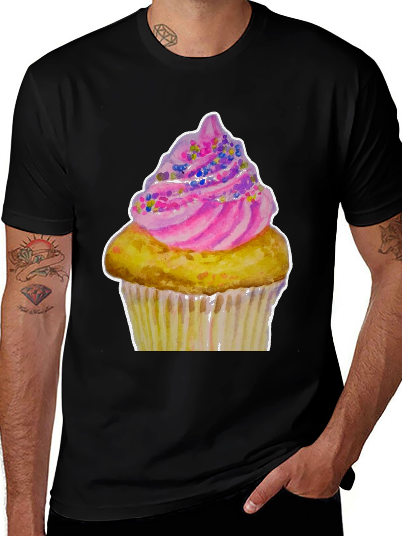 Cupcake Graphic T-Shirt