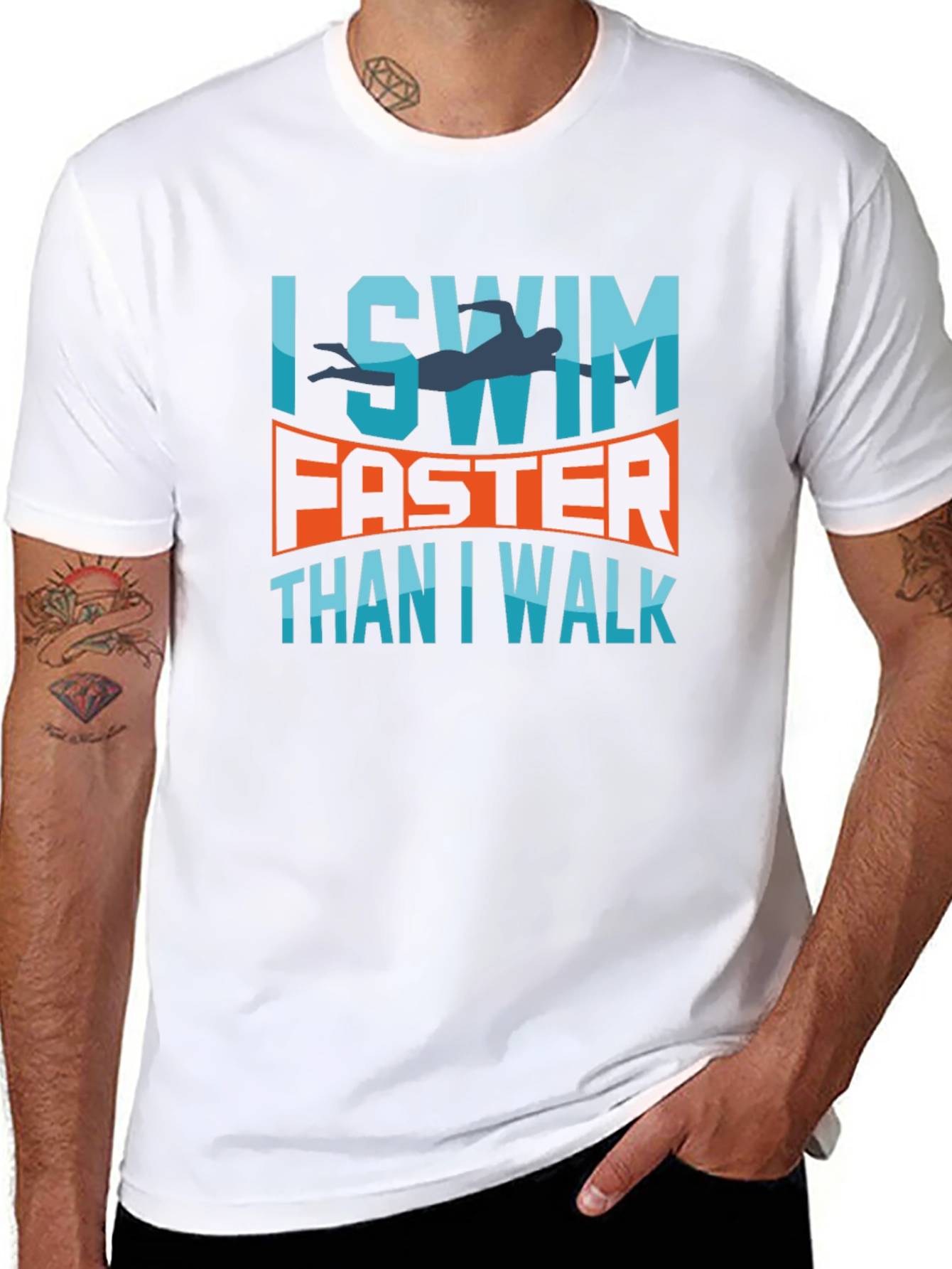 I Swim Faster Than I Walk T-Shirt