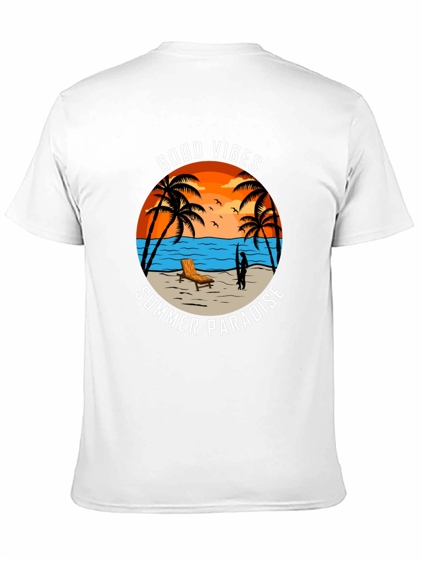 Good Vibes Summer Paradise Graphic Tee