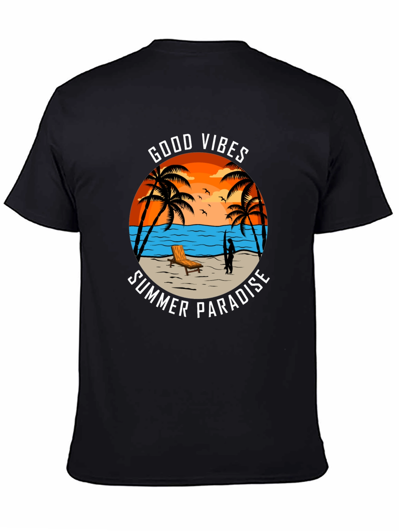 Good Vibes Summer Paradise Graphic Tee