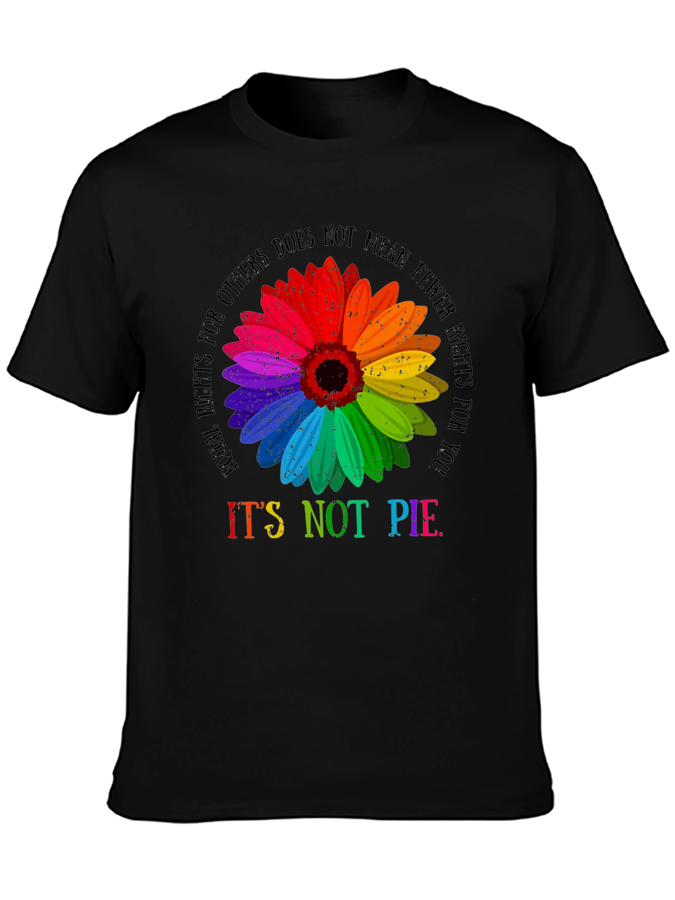 LGBTQ+ Rights Equality Sunflower Graphic Tee