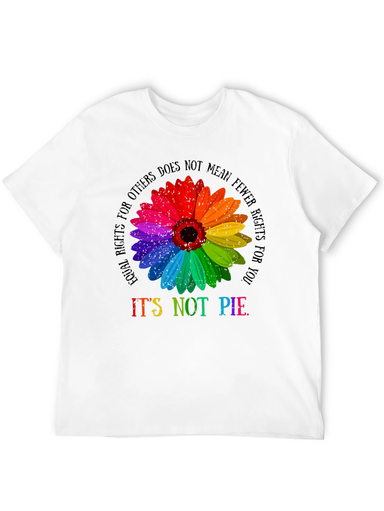 LGBTQ+ Rights Equality Sunflower Graphic Tee