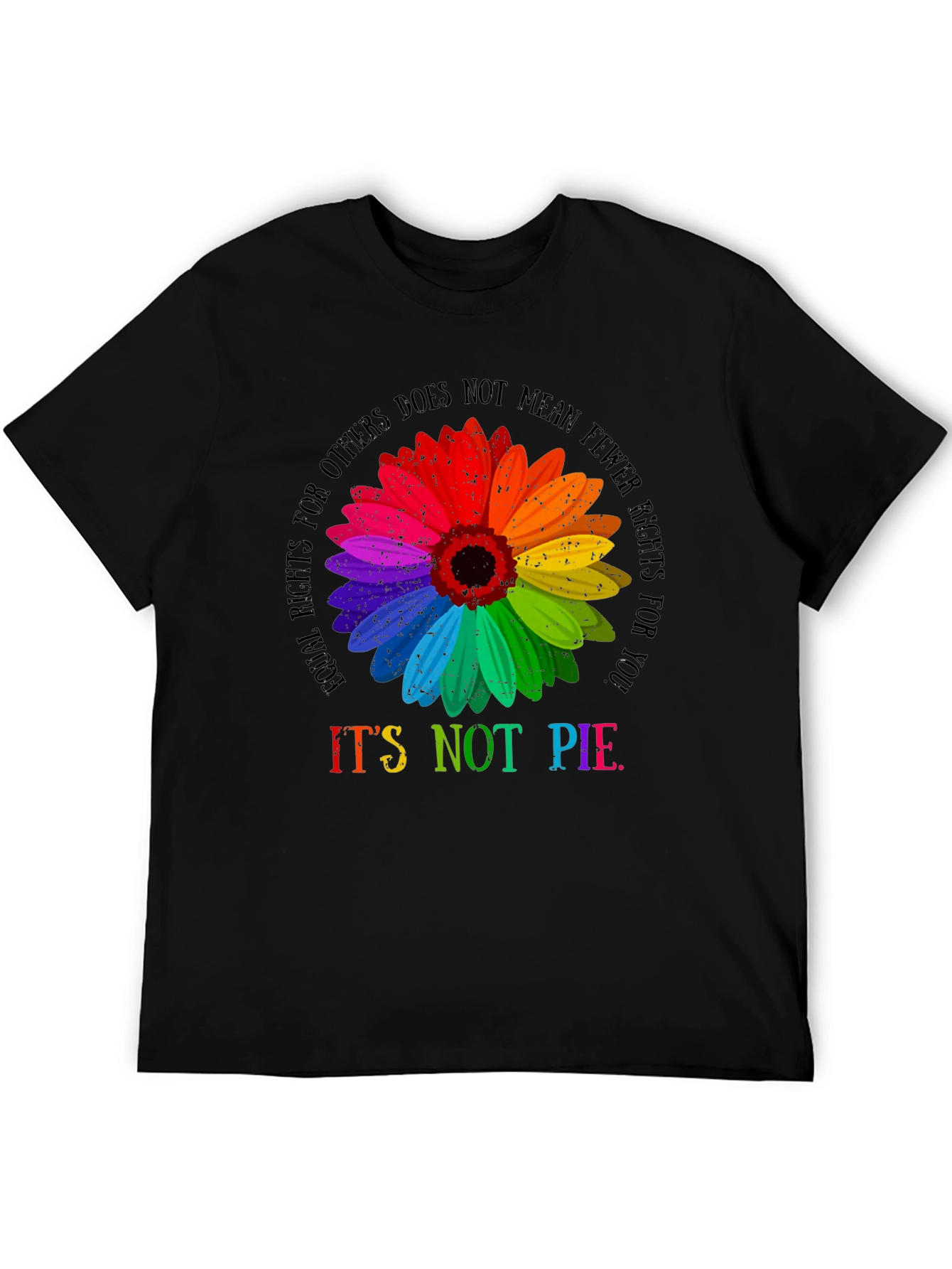 LGBTQ+ Rights Equality Sunflower Graphic Tee
