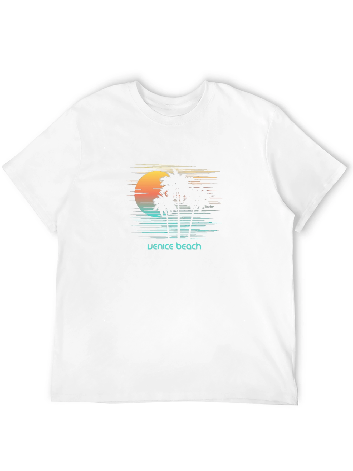 Venice Beach Sunset Graphic T-Shirt