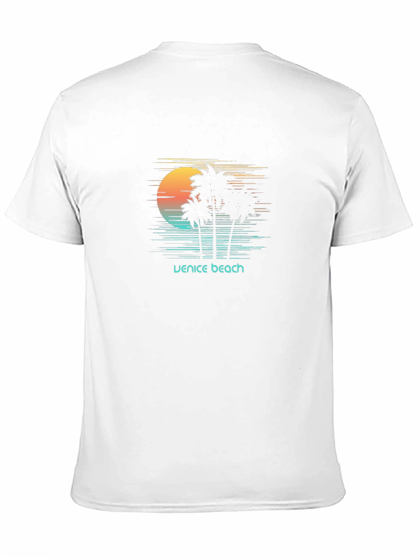 Venice Beach Sunset Graphic T-Shirt