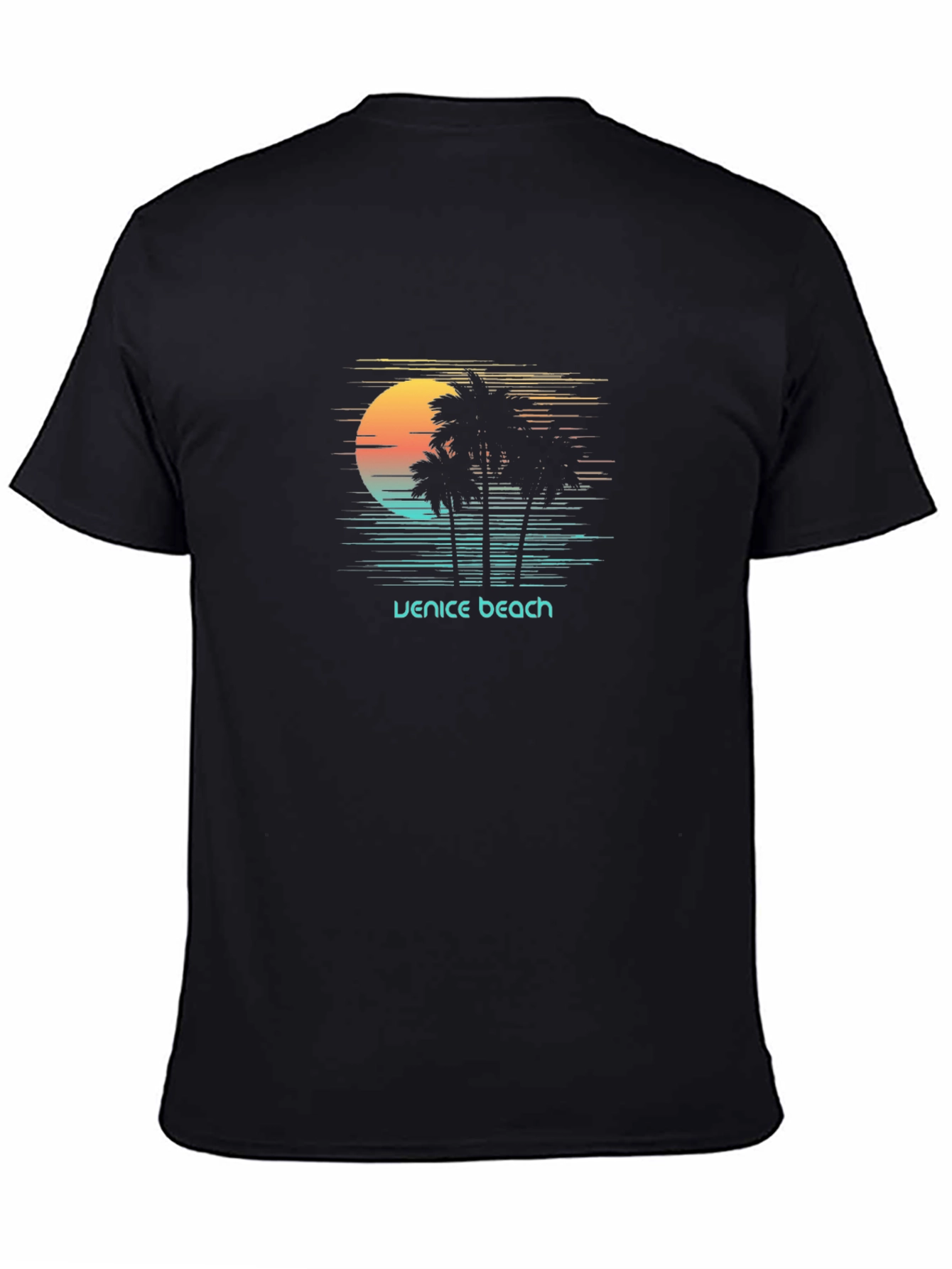 Venice Beach Sunset Graphic T-Shirt