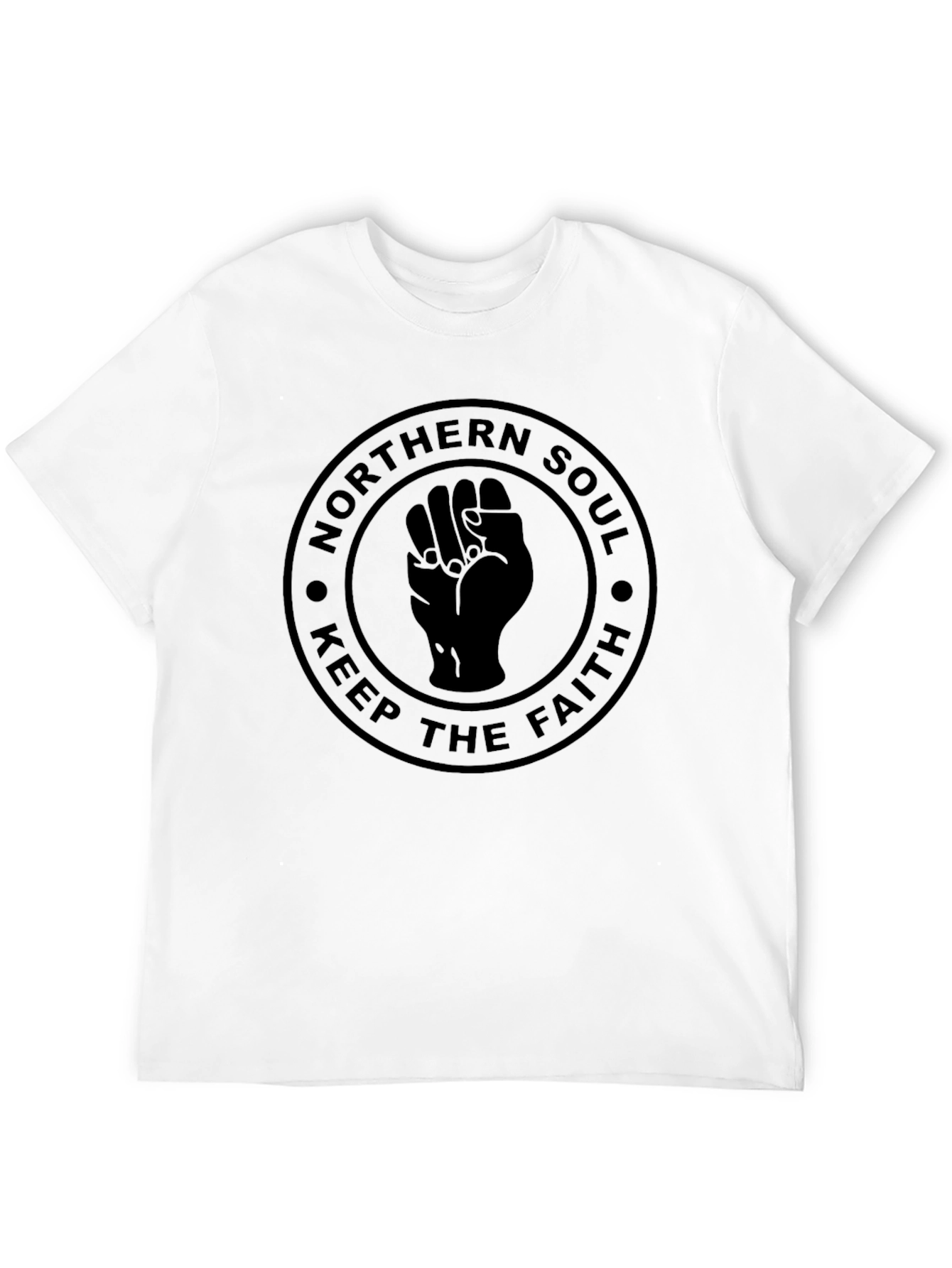 Northern Soul Keep The Faith Black T-Shirt