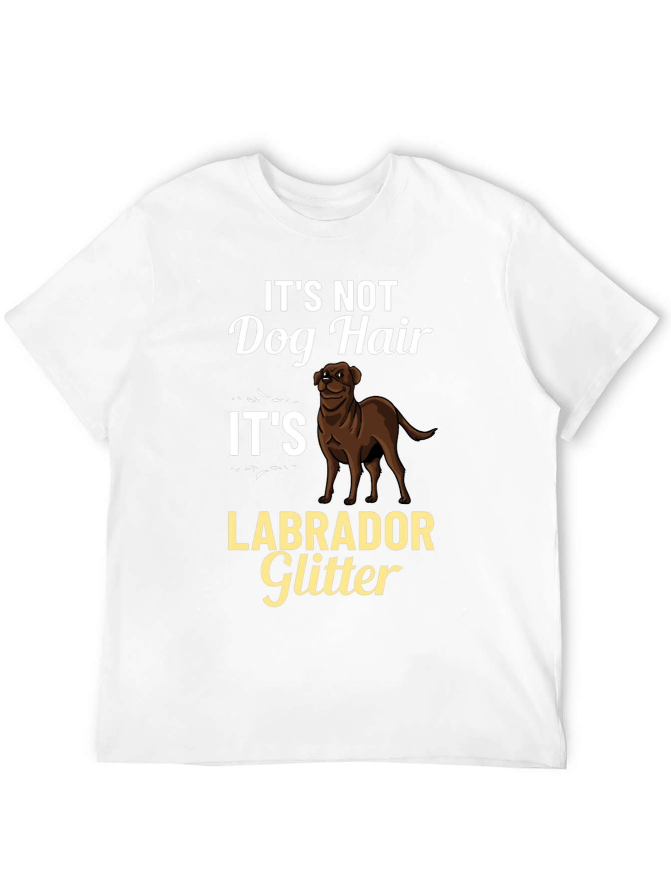 Labrador Glitter Graphic T-Shirt