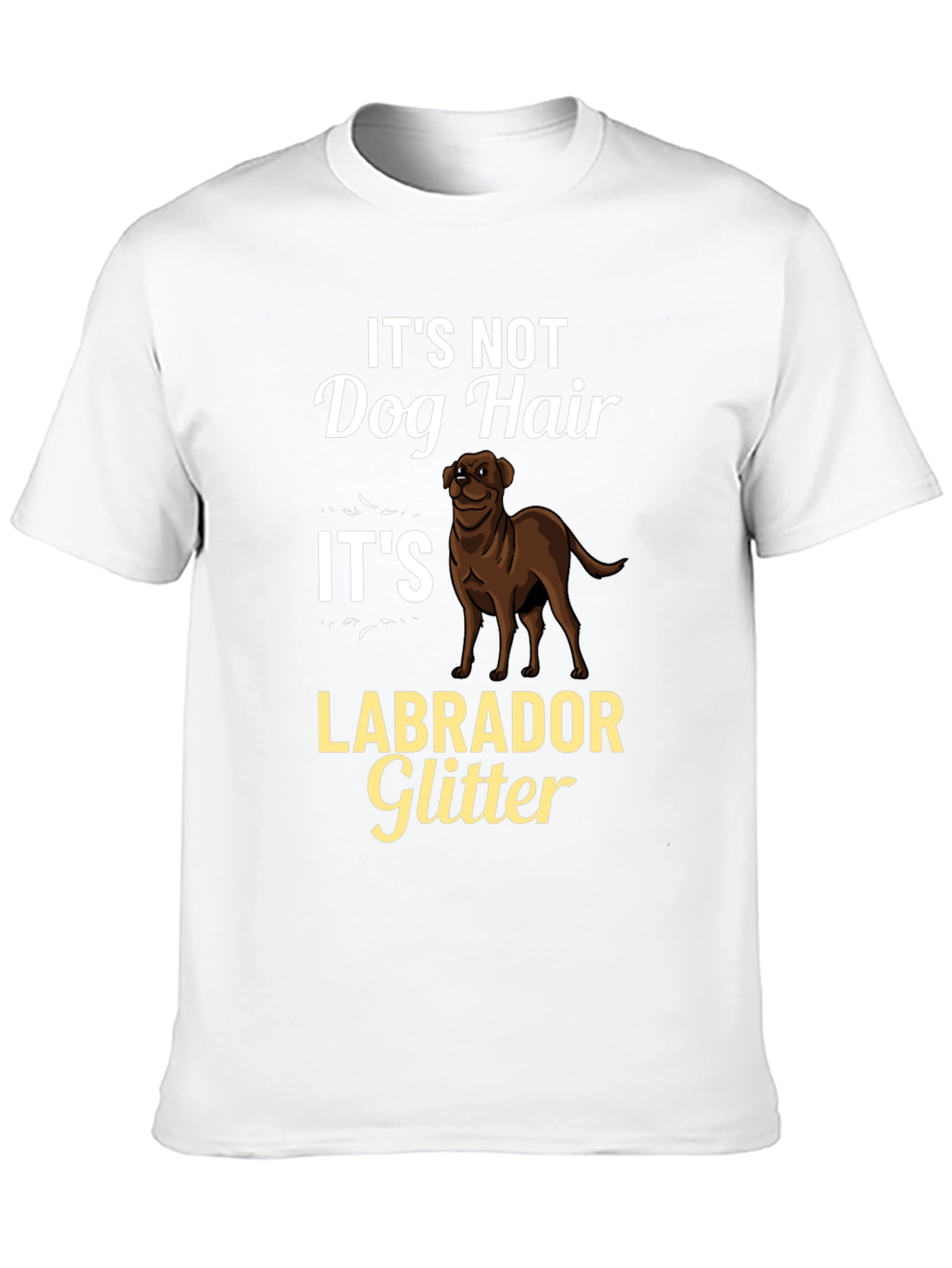 Labrador Glitter Graphic T-Shirt