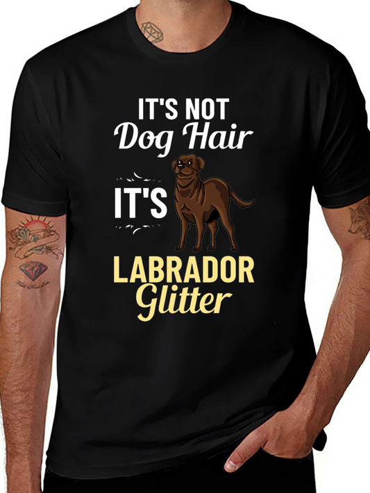 Labrador Glitter Graphic T-Shirt
